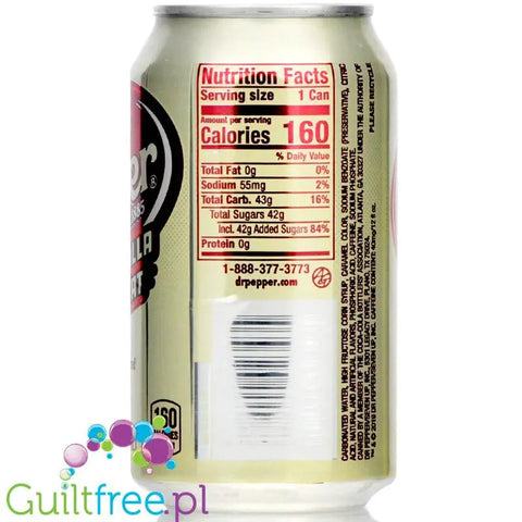 Dr Pepper Vanilla Float, import USA