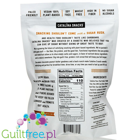 Catalina Crunch Keto Cereal, Chocolate Peanut Butter 9oz