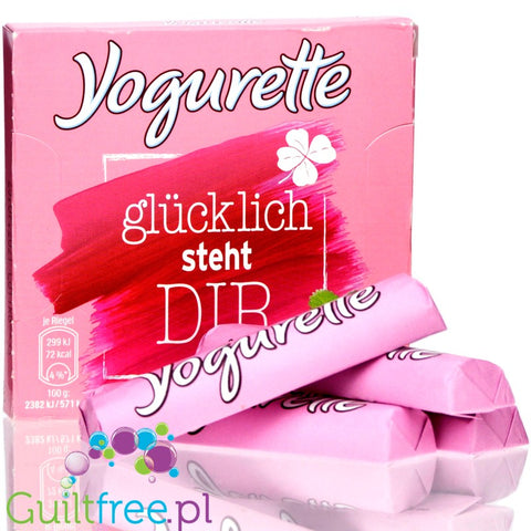 Yogurette (CHEAT MEAL) - chocolate bars with yoghurt & strawberries filling