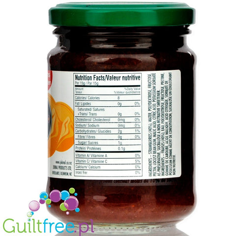 Jok n Al Low Calorie Fruit Spread, Strawberry 10 oz