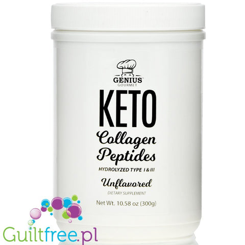 Genius Gourmet Keto Collagen Peptides, Unflavored 10.58 oz
