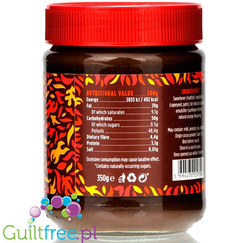 Good Good Choco Orange, no sugar added chocolate spread