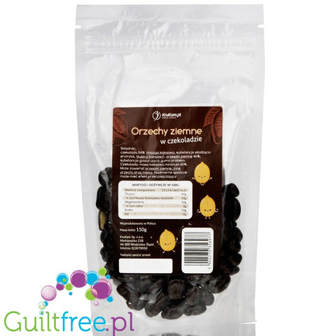Krukam peanuts in chocolate without added sugar