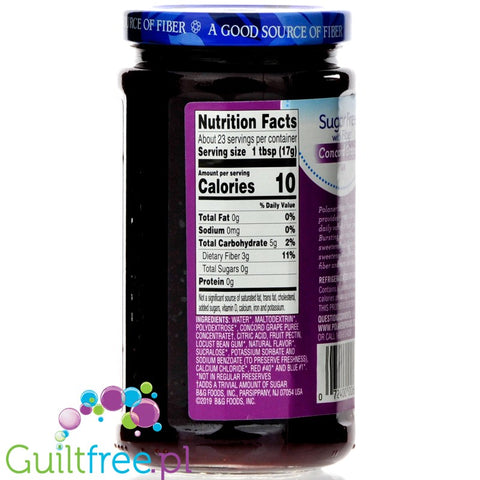 Polaner Concord Grape Sugar Free Preserves with Fiber