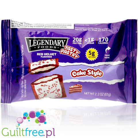 Legendary Foods Tasty Pastry Red Velvet - low clorie, high protein Pop Tarts copycat