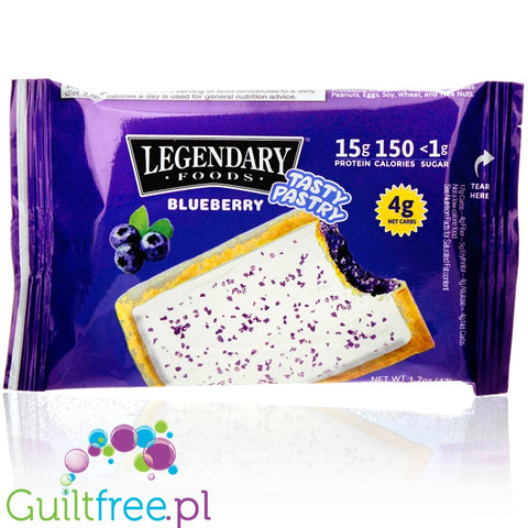Legendary Foods Tasty Pastry Blueberry - low clorie, high protein Pop Tarts copycat
