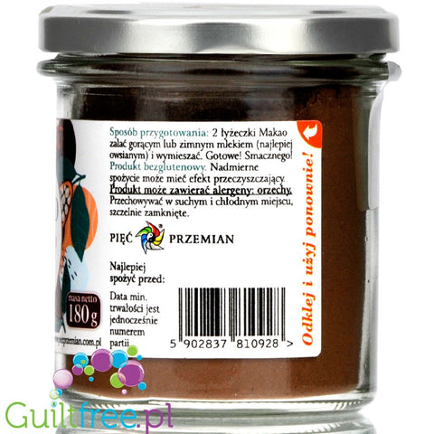 Cocoa instant with erythritol