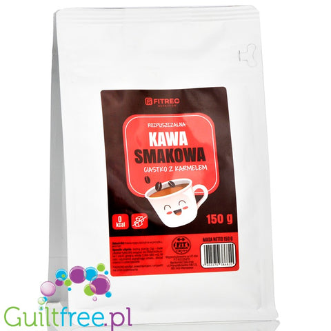 FitRec Powder Peanut & Strawberry - defatted peanut powder