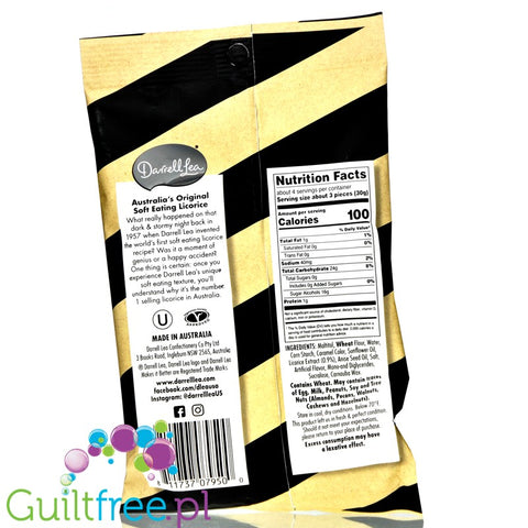 Darrell Lea Sugar Free Soft Liquorice