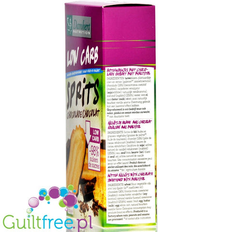 Damhert Low Carb Chocolat Sprits - low-carbohydrate cookies with chocolate with no added sugar
