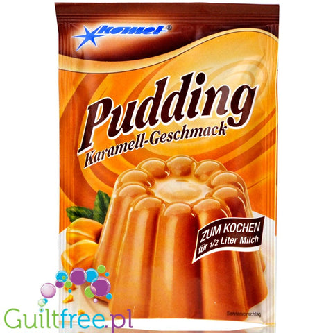 Komet, sugar free and sweetners free Caramel pudding