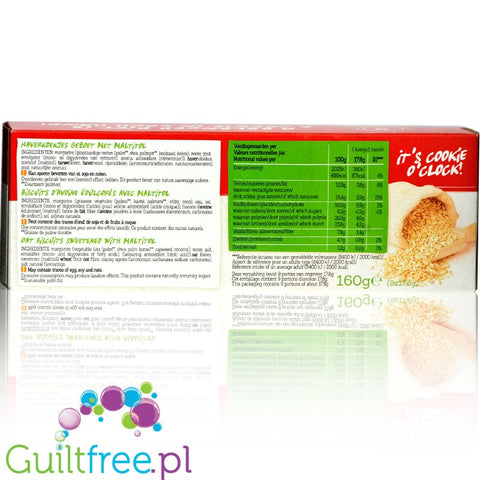Damhert low-carb oatmeal cookies without sugar