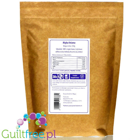 Grapolia highly defatted linen seed flour