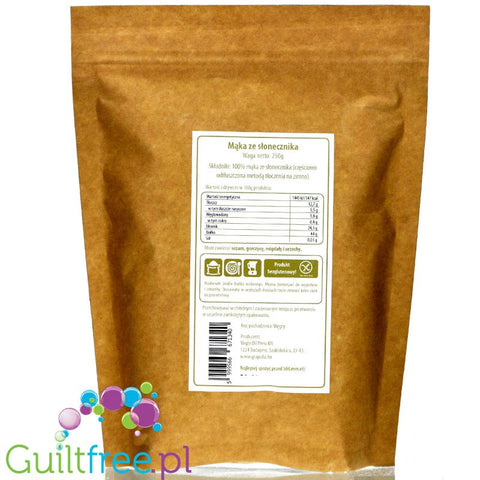 Grapolia highly defatted sunflower seed flour
