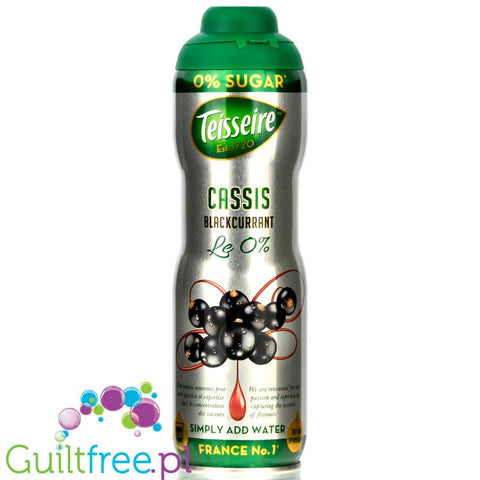 Teisseire Cassis 0% Sugar Syrup 