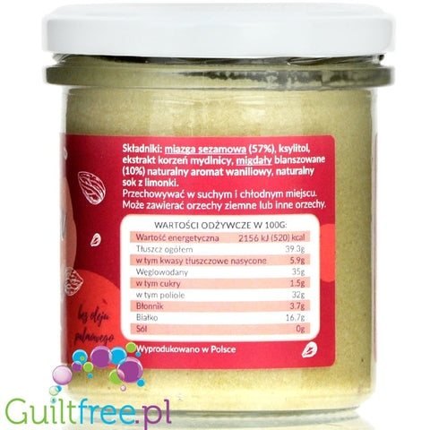 Krukam Turkish Halva & Almonds with xylitol, no added sugar