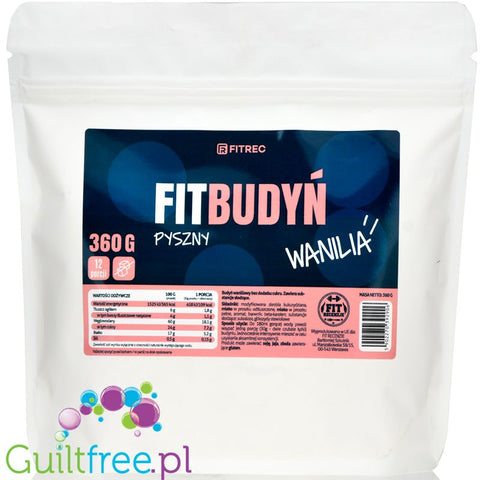 Fit Rec Vanilla Pudding, sugar free instant pudding powder