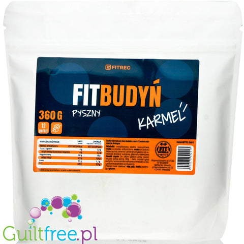 Fit Rec Caramel Pudding, sugar free instant pudding powder