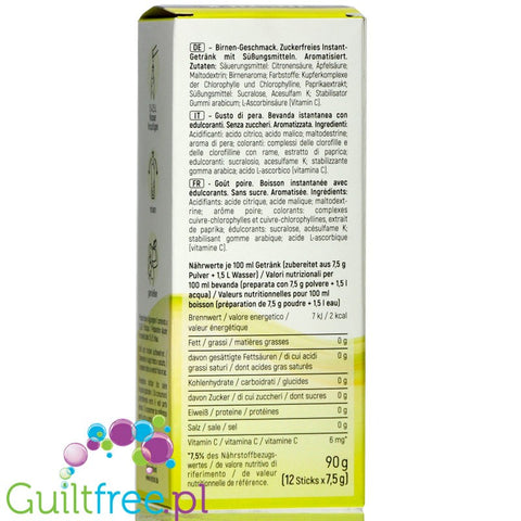 INSTICK Pear sugar free instant drink