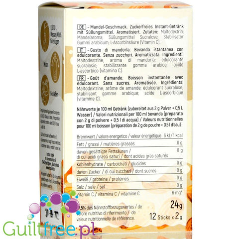 INSTICK Almond 12 x 0,5L sugar free instant drink