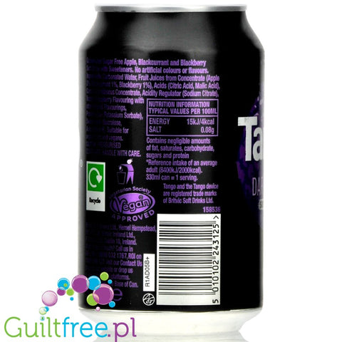 Tango Sugar Free Dark Berry 330ml