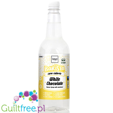 Skinny Food Co Barista Zero Calorie Coffee Syrup 1L White Chocolate