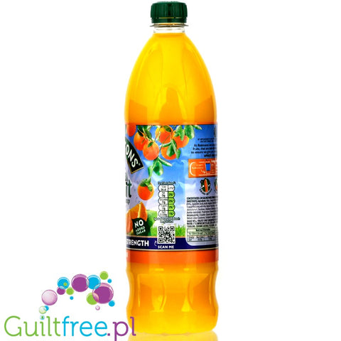 Robinsons Double Strength Orange No Added Sugar Fruit Squash 1 Litre