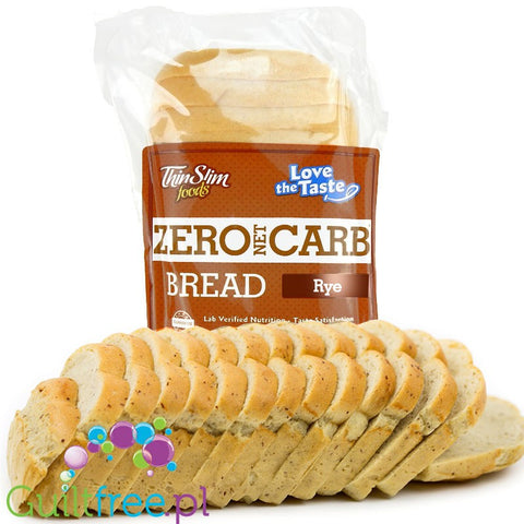 ThinSlim Foods Love the Taste Zero Carb Bread, Plain keto bread without carbohydrates 45kcal