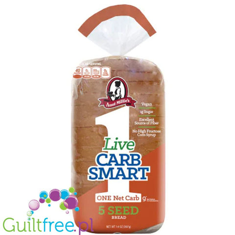 Aunt Millie's Carb Smart 1Carb Bread 5 Seed
