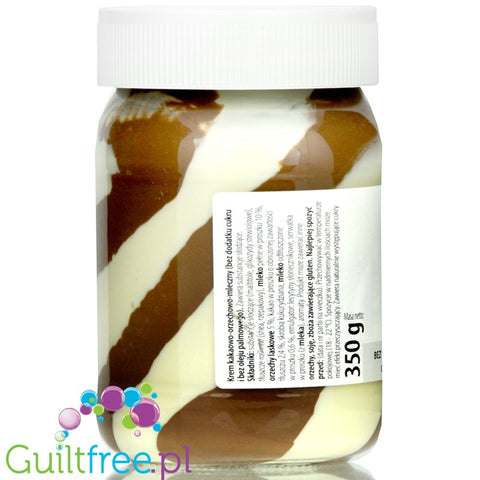 CD DuoLove - Milky, Chocolate & Hazelnut Spread, no added sugar, palm oil free, with stevia