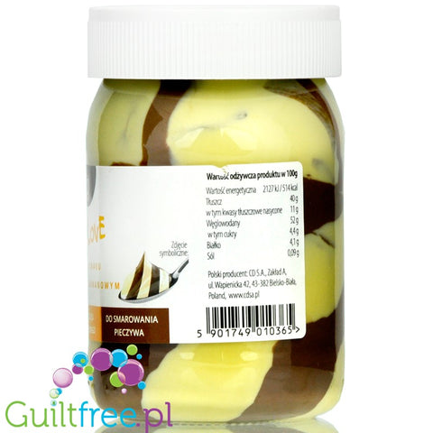 CD DuoLove Banana Nut  spread, no added sugar, palm oil free, with stevia