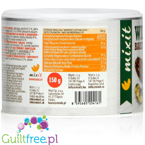 MixIt Wild Garlic Nuts - baked pecans and cashews with wild garlic