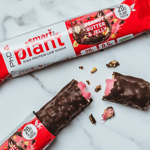 Phd Smart Plant Peanut Butter Jelly sugar free vegan protein bar