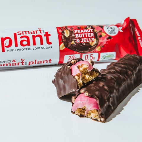 Phd Smart Plant Peanut Butter Jelly sugar free vegan protein bar