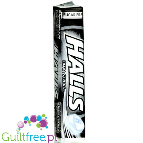Halls Extra Strong sugar free candies with vitamin C