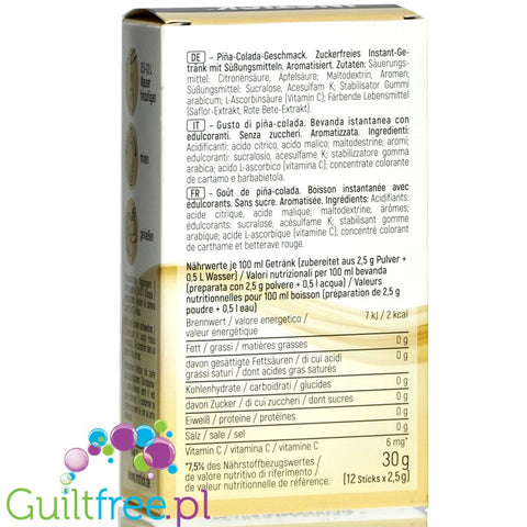 INSTICK Pina Colada sugar free instant drink