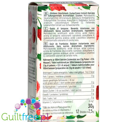 INSTICK Raspberry sugar free instant drink