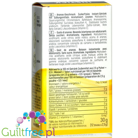 INSTICK Pineapple sugar free instant drink