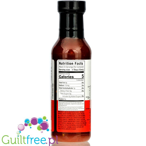 G. Hughes Smokehouse Sugar Free Wing Sauce, Thai Chili, Medium