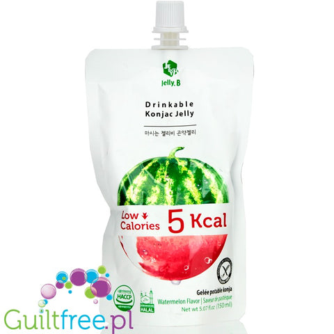Jelly.B Watermelon, Korean Drinkable Konjac Jelly 6kcal,  