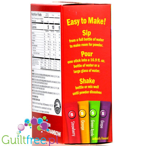 Skittles Singles to Go Powdered Drink Variety Pack 1.76oz (49.8g)