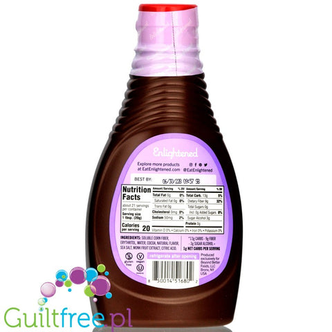 Enlightened Sugar Free Chocolate Syrup 15 oz