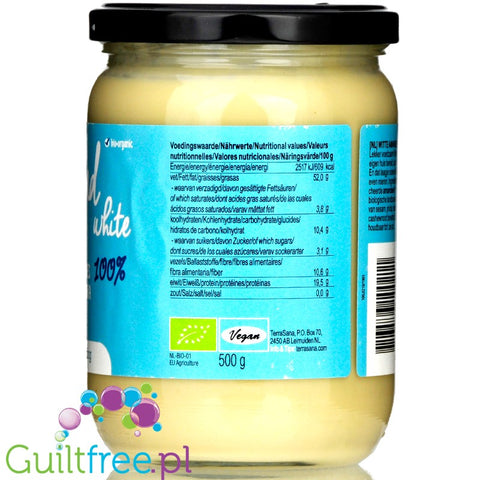 Terrasana organic white almond butter 100% 0,5KG