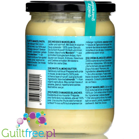 Terrasana organic white almond butter 100% 0,5KG