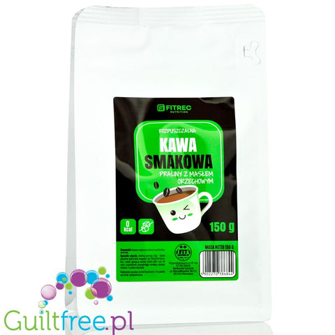 FitRec Flavored Coffee Peanut Butter Praline flavored instant coffee powder
