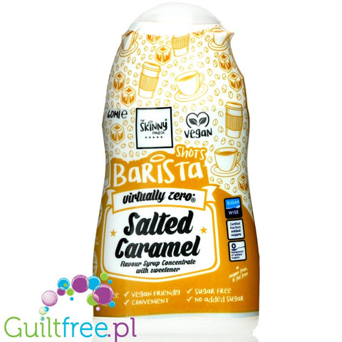 Skinny Food Barista Shot Salted Caramel - concentrated sweet coffee drops, 0 calories