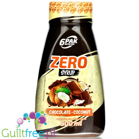 6Pak Zero Sauce Chocolate Coconut zero calorie
