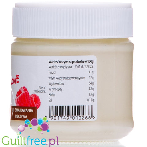 CD MalinoweLove - sugar free & no palm oil raspberry & white chocolatespread