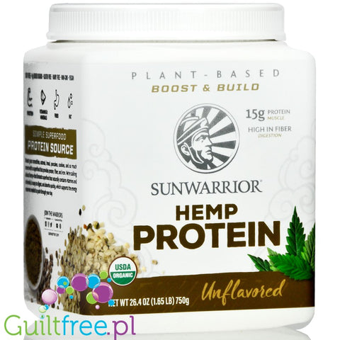Sunwarrior Hemp Protein - 750 gr - unflavored