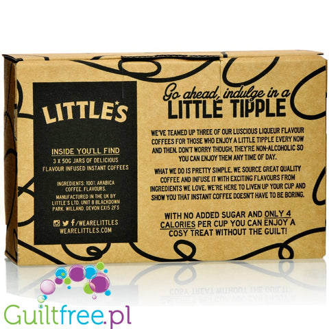 Little's Café Tipples Selectoin Box - Flavour Infused Instant Coffee 3 x 50g